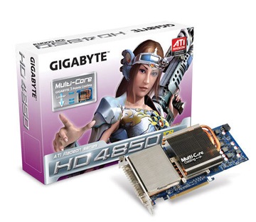 Karta graficzna Gigabyte Radeon HD 4850 1GB 256bit DDR3