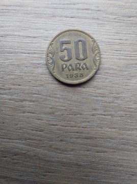 Jugosławia 50 para 1938 stan II