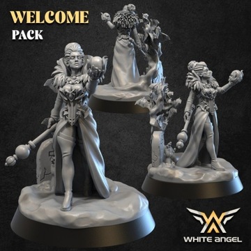 Miss Von Der Leyen - White Angel Miniatures - druk 3d Warhammer prox