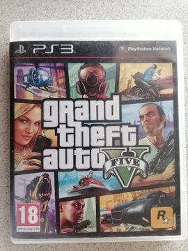 GTA5 Gra na konsole PS3 stan plyty b dobry Polecam