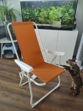 Ikea Hamo krzesło ogrodowe składane leżak 