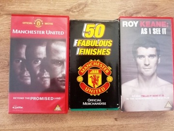 Manchester United - pakiet kaset VHS UNIKATY