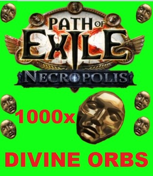 PATH OF EXILE PoE NECROPOLIS 1000 DIVINE ORB 24/7