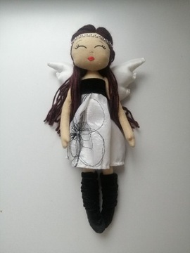 Ręcznie robiona lalka aniołek