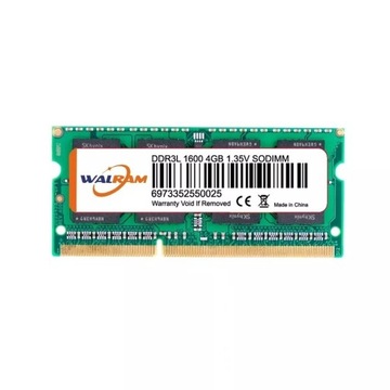 PAMIĘĆ RAM DDR3 WALRAM - HYNIX PC3-12800 4GB 1600MHz SODIMM SO-DIMM LAPTOPA