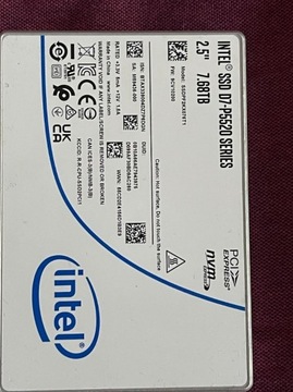 Dysk Intel SSD D7-P5520 Series 7.68TB GWARANCJA
