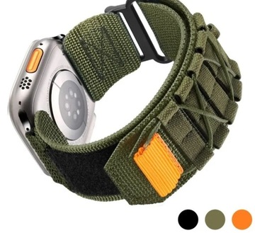 PASEK TACTICAL do Apple Watch 9 8 7 6 5 Ultra 2