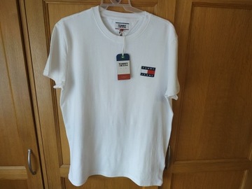 koszulka biała T-shirt tommy hilfiger