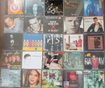 Pakiet zestaw płyt 25 cd roxette ginuwine Cliff 