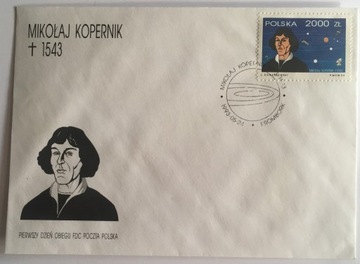 FDC 1993 - Fi 3303 Mikołaj Kopernik