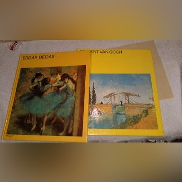 Albumy z reprodukcjami Vincent vanGogh,Edgar Degas