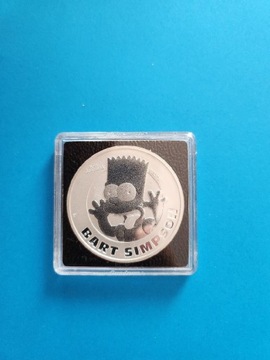 Srebrna moneta 1oz Bart simpsons 2022r.