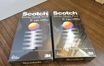 2 kasety VHS E 240 SCOTCH