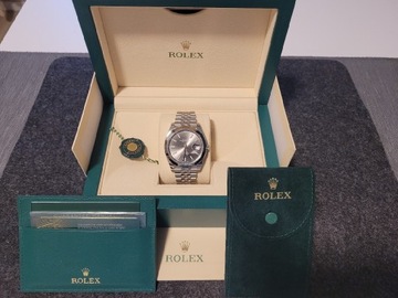  Nowy Rolex Datejust Rhodium 41 mm 126300.