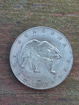 100 złotych 1983 prl niedźwiedź stara moneta Polska wykopki monet