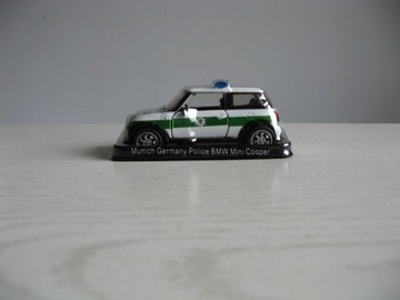 Samochód policyjny BMW Mini Cooper, 1:43/Nowy