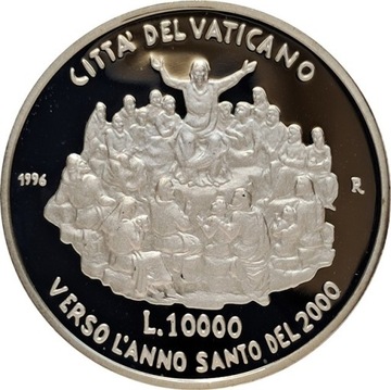 Watykan 10 000 lire 1996, Ag KM#271