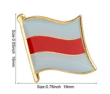 Przypinka flaga Białorusi pin
