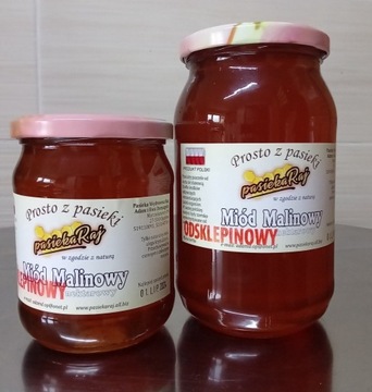 Miód Odsklepinowy-Malinowy