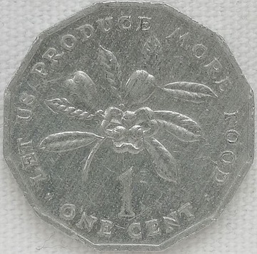 Jamajka 1 cent 1980, KM#64