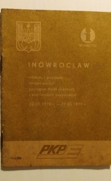 Rozkład jazdy Inowrocław 1978 - 1979 