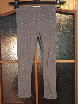 Dziewczęce spodnie w gwiazdki - jegging - 116