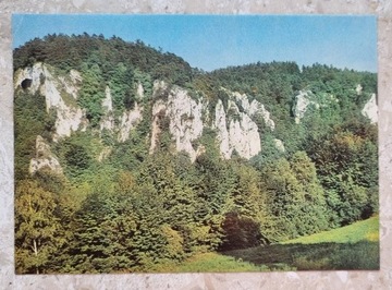 OJCÓW - kolorowa  pocztówka z lat 60/70 