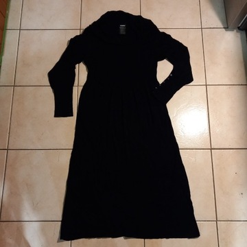 Sukienka czarna dzianinowa Esmara M/L