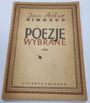 Poezje wybrane - Rimbaud