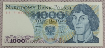 Polska 1000 złotych UNC