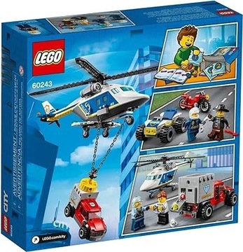 Klocki Lego Pościg helikopterem policyjnym 60243