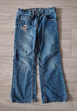 DENIM Spodnie jeansy dla dziewczynki 110