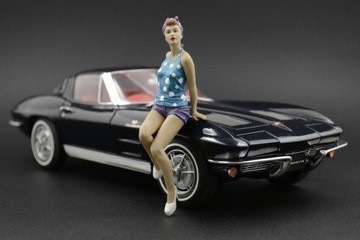  Katrin Pin-Up Girl Figurka 1:18 ACME Ford Hot-Rod