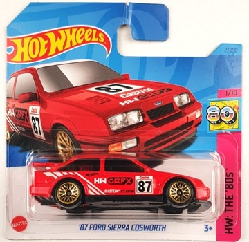 87 FORD SIERRRA COSWORTH Hot Wheels 1:64