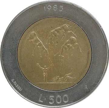 San Marino 500 lire 1983, KM#153