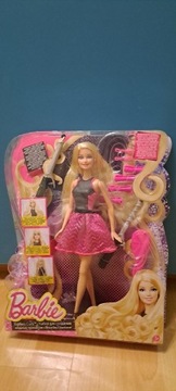 Lalka barbie Mattel z lokówkami 