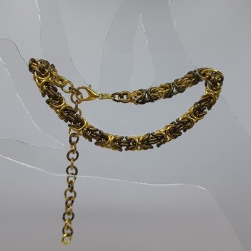 Bizantyjski złoty stary złoty chainmaile królewski