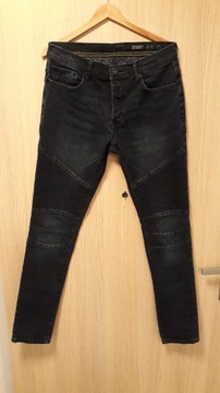 bawełniane spodnie męskie jeansy CODE 32/34 Skinny