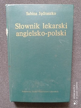 Słownik lekarski angielsko-polski Jędraszko