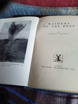 Raiders of The Deep Lowell Thomas 1929 I wydanie 