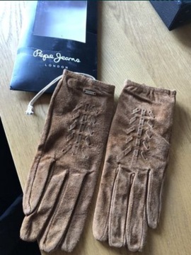 Rękawiczki Pepe Jeans XS nowe skóra okazja !!