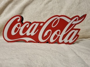 Coca-Cola logo ramka lampka