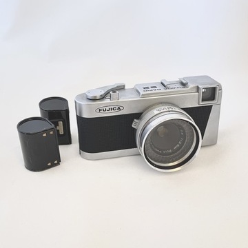 Fujica Rapid S2 - przepiękny aparat, testowany z filmem, sprawny w 100%
