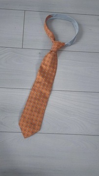 Krawat Tommy Hilfiger pomarańczowy