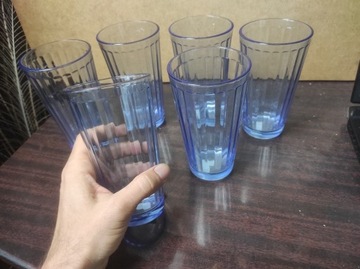 Zestaw 6 szklanek do mrożonych napojów 