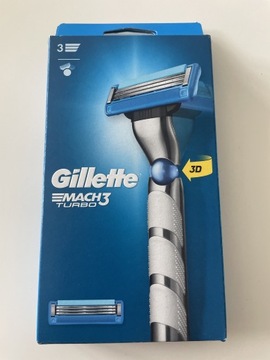 Maszynka do golenia Gillette Mach 3 Turbo + 2 szt.