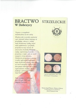 Ulotka "Bractwo Strzeleckie w Dobrzycy"