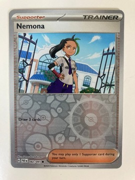 Pokemon TCG Paldean Fates: Nemona Reverse 082/091