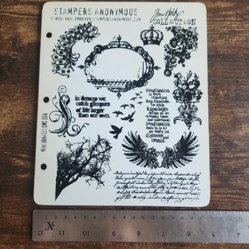 Stemple gumowe Stampers Anonymous Tim Holtz - Mini Ornates CMS064