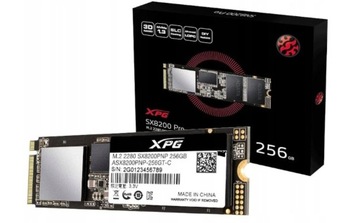 Dysk SSD Adata XPG SX8200 PRO 256GB M.2 PCIe